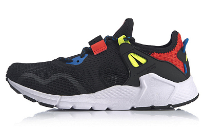 LiNing Mafia Slip-Resistant Breathable Lightweight Low-Top Casual Shoes Men's Black Red