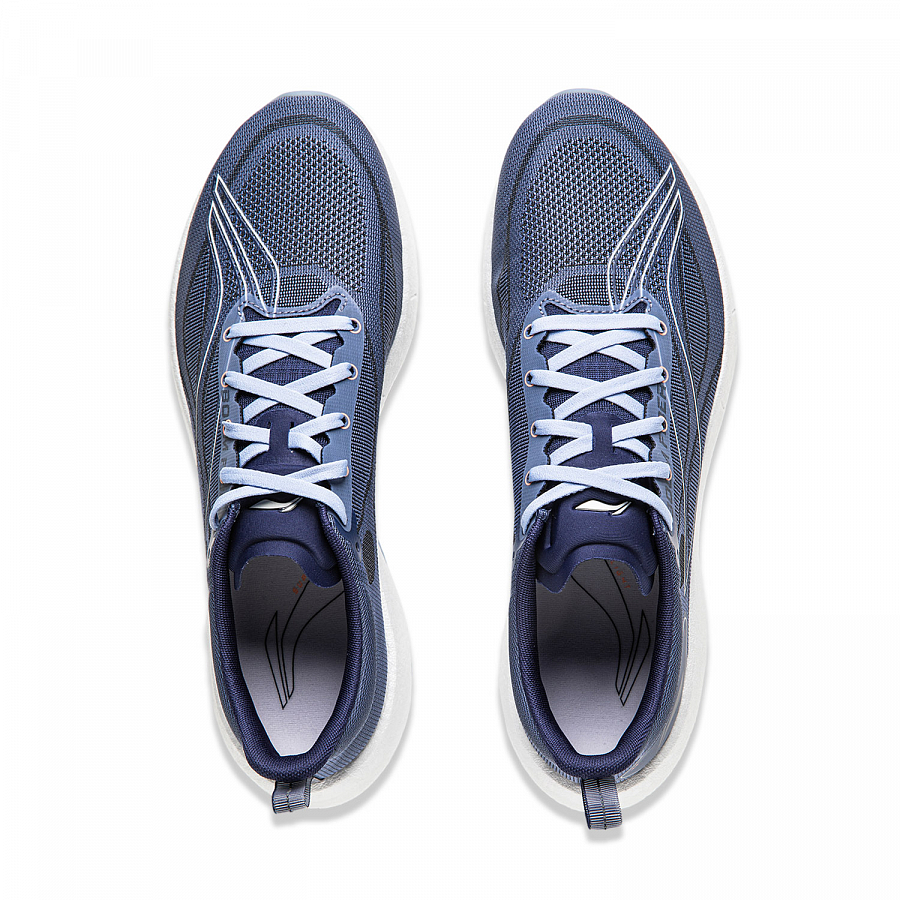 LiNing Super Light 21 Slip Resistant And Breathable Low top Racing Running Shoes Men's Butterfly Wing Blue купить в интернет-магазине Yoocart с быстрой доставкой по России.