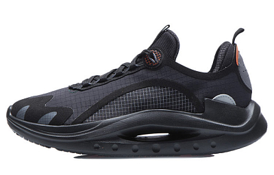 LINING Apocalypse Running Shoes Men's Low top Black/Orange