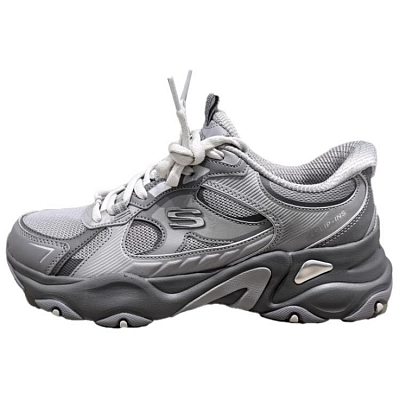 Skechers Slip ins Abrasion Resistant Low Top Chunky Sneakers Men's Gray