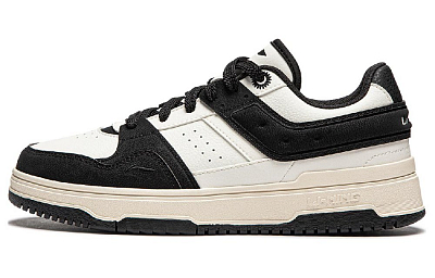 LiNing Tianji 2.0 Anti-Slip Wear-Resistant Low-Top Skateboard Shoes Men's White Black