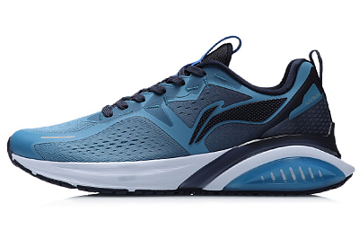 LiNing Cushioning Low Top Running Shoes Unisex Blue Black