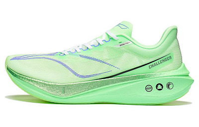 LiNing Feidian 3 Challenger Cushioning Anti-Slip And Wear-Resistant Low-Top Running Shoes Men's Green