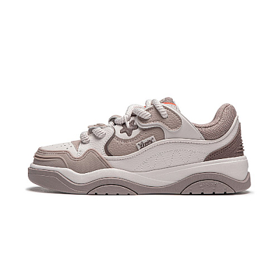 LiNing Journey 2.0 Low-Top Skateboard Shoes Men's White Sand Gray