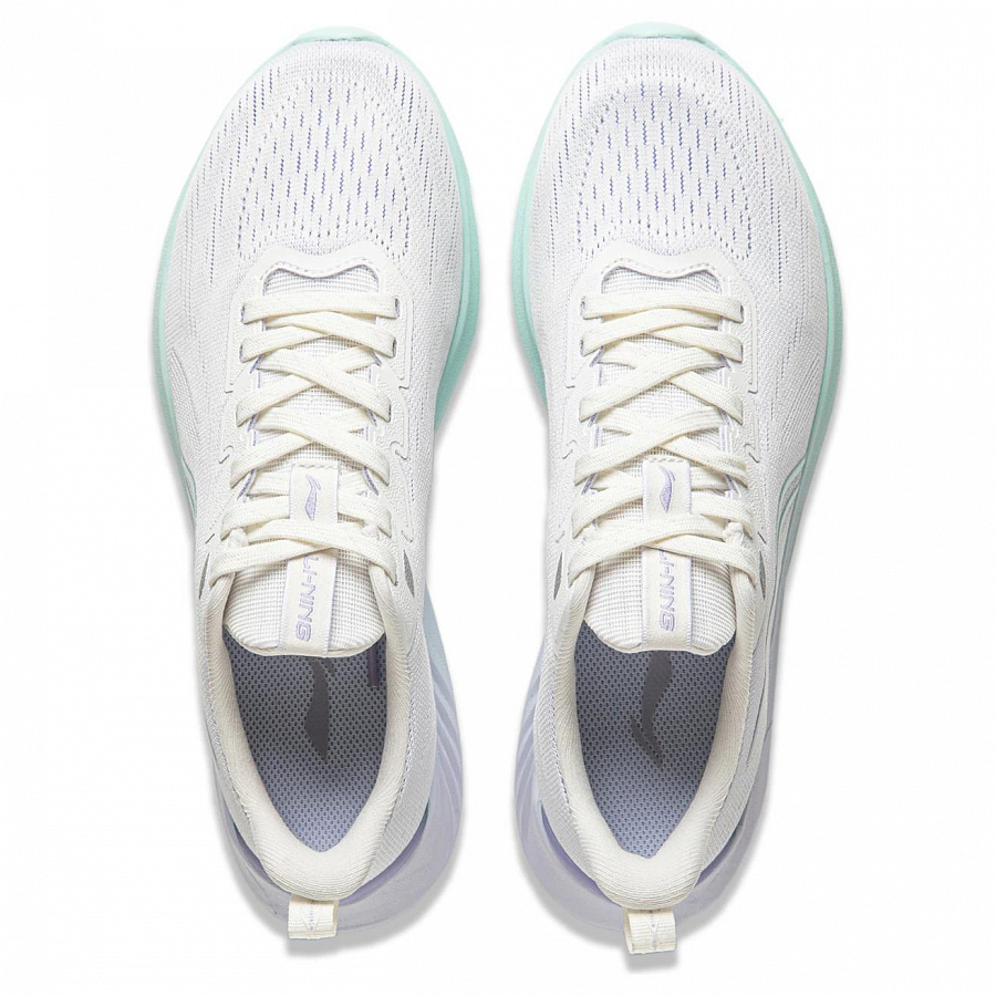 LiNing Qingyi Cushioning, Wear Resistant Low top Casual Running Shoes Women's White Purple купить в интернет-магазине Yoocart с быстрой доставкой по России.