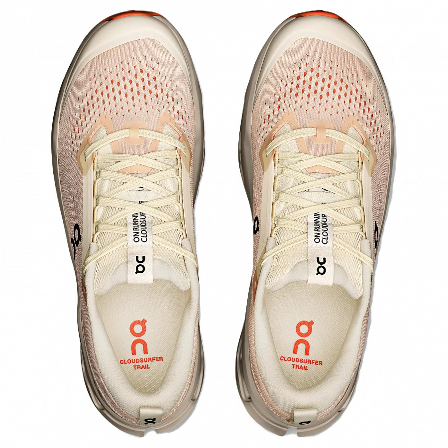 On Cloudsurfer Trail Shock Absorbers Low Top Running Shoes Men's Beige Red купить в интернет-магазине Yoocart с быстрой доставкой по России.