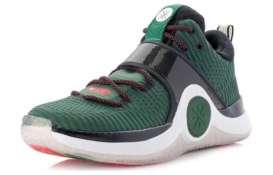 LINING WOW 6 Basketball Shoes Men's Low top Green/Black/Red купить в интернет-магазине Yoocart с быстрой доставкой по России.