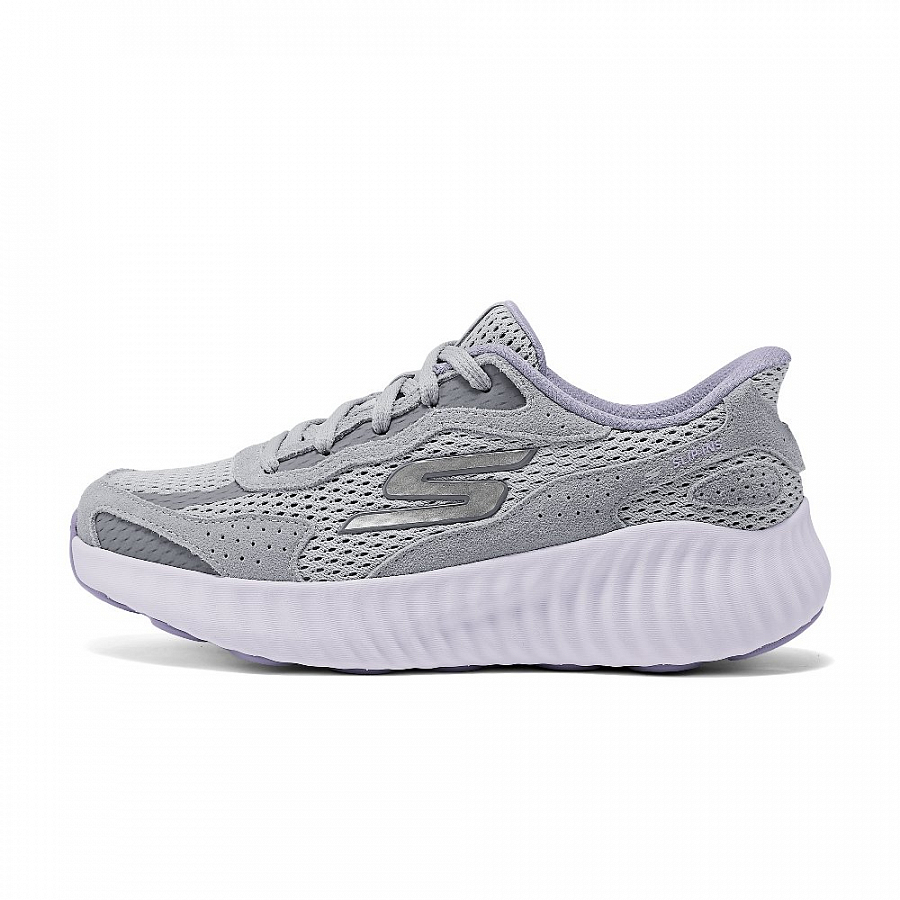 Skechers Women's GO Series Abrasion Resistant Low Top Running Shoes Women's Purple Gray купить в интернет-магазине Yoocart с быстрой доставкой по России.