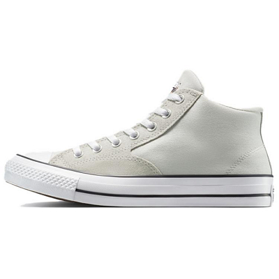 Converse All Star Abrasion Resistant Mid Top Skateboard Shoes Unisex White Gray