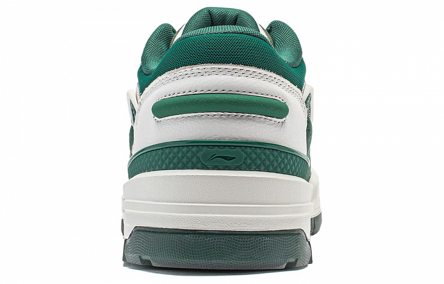 LiNing 001 BTC MEGA Slip-Resistant Cushioning Wear-Resistant Support Low-Top Skateboard Shoes Women's White Green купить в интернет-магазине Yoocart с быстрой доставкой по России.