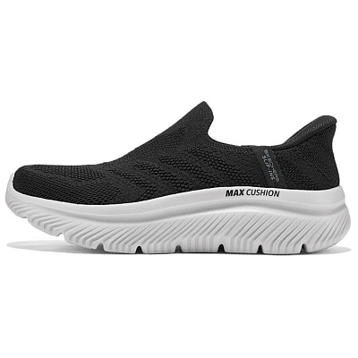 Skechers Women's GO WALK Breathable Support Low Top Casual Shoes Women's Black White