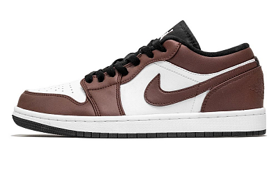 Jordan Air Jordan 1 Shock Absorbers Low Top Vintage Basketball Shoes Unisex White Brown