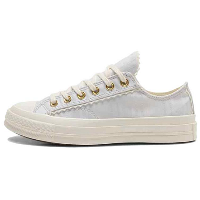 Converse Chuck 70 Abrasion Resistant Low Top Canvas Shoes Women's White