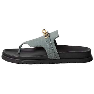 HERMES Empire Flip Flops Women's Blue