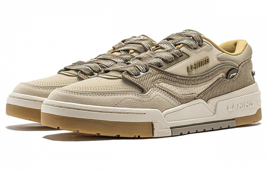 LINING 001 BTC Skateboard Shoes Men's Low top Earth Tone купить в интернет-магазине Yoocart с быстрой доставкой по России.