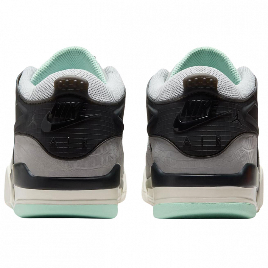 Jordan Air Jordan 4 Abrasion Resistant Low top Vintage Basketball Shoes Women's Gray купить в интернет-магазине Yoocart с быстрой доставкой по России.