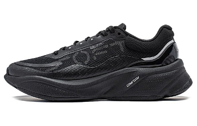 LiNing Soft Cushioning Abrasion Resistant Lightweight Low Top Casual Shoes Women's Black