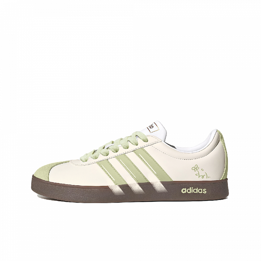 Adidas Neo VL Court 2.0 Cushioning, Wear Resistant Low Top Skateboard Shoes Women's Yellow Green купить в интернет-магазине Yoocart с быстрой доставкой по России.