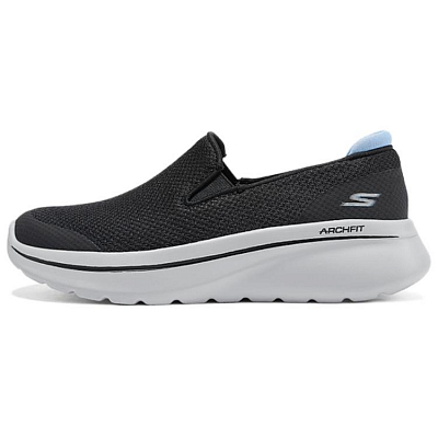 Skechers Sports Collection Abrasion Resistant Breathable Low Top Casual Shoes Women's Black Blue