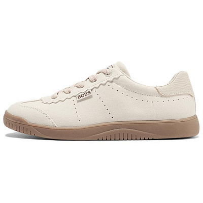 Skechers Casual Abrasion Resistant Breathable Low Top Skateboard Shoes Women's Beige