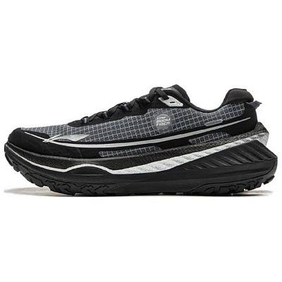 LiNing Di Lu V2 Cushioning Anti Slip And Wear Resistant Rebound Low Top Trail Running Shoes Men's Black