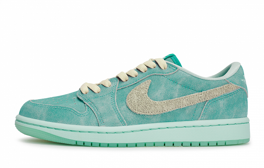 JORDAN Air Jordan 1 Vintage Basketball Shoes Women's Low top Beige Yellow/Green купить в интернет-магазине Yoocart с быстрой доставкой по России.