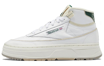 Reebok Women's Club C Geo Mid 'White Dark Green' Women's