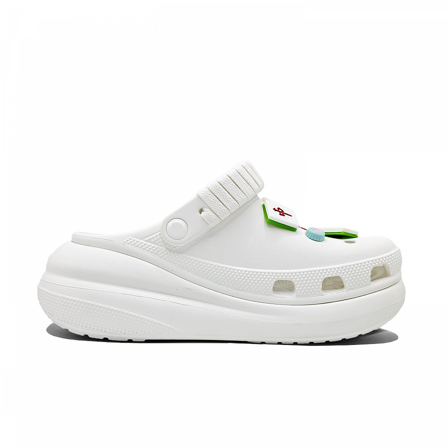 Crocs Crush Clog Tian Hu Mahjong, Pure Suit Clogs Unisex White купить в интернет-магазине Yoocart с быстрой доставкой по России.