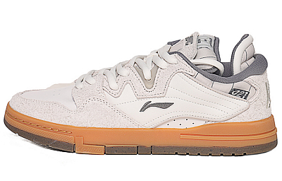 LiNing Wei Wu PRO Wave Low Top Skateboard Shoes Women's Gray White