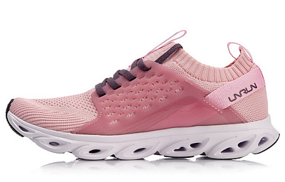 LINING Li Ning Arc Running Shoes Women's Low-Top Pink Red