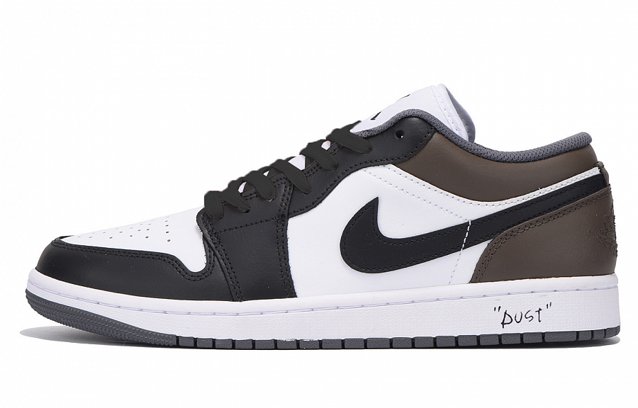 Jordan Air Jordan 1 Abrasion Resistant Coverage Low Top Vintage Basketball Shoes Unisex Black Brown купить в интернет-магазине Yoocart с быстрой доставкой по России.