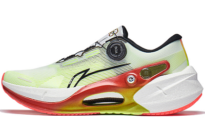 LiNing Furious Rider 7.0 PRO Breathable Low-Top Casual Running Shoes Men's White Green Yellow