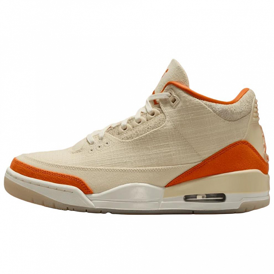Jordan Air Jordan 3 Abrasion Resistant Mid top Vintage Basketball Shoes Women's Beige купить в интернет-магазине Yoocart с быстрой доставкой по России.