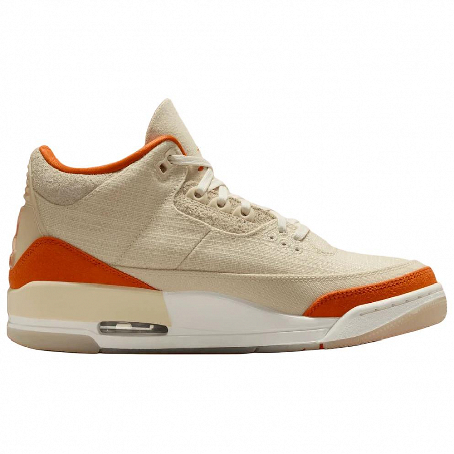 Jordan Air Jordan 3 Abrasion Resistant Mid top Vintage Basketball Shoes Women's Beige купить в интернет-магазине Yoocart с быстрой доставкой по России.