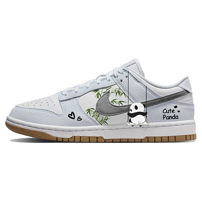 Nike Dunk Skateboard Shoes Women's Low-Top Blue White