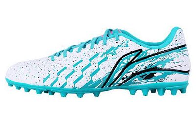 LINING Jin Soccer Shoes Men's Low top Blue