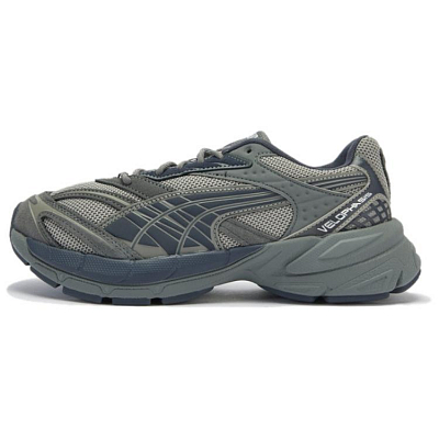 PUMA Velophasis Support Low Top Chunky Sneakers Unisex Gray