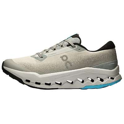 On Waterproof Low Top Trail Running Shoes Men's Gray White