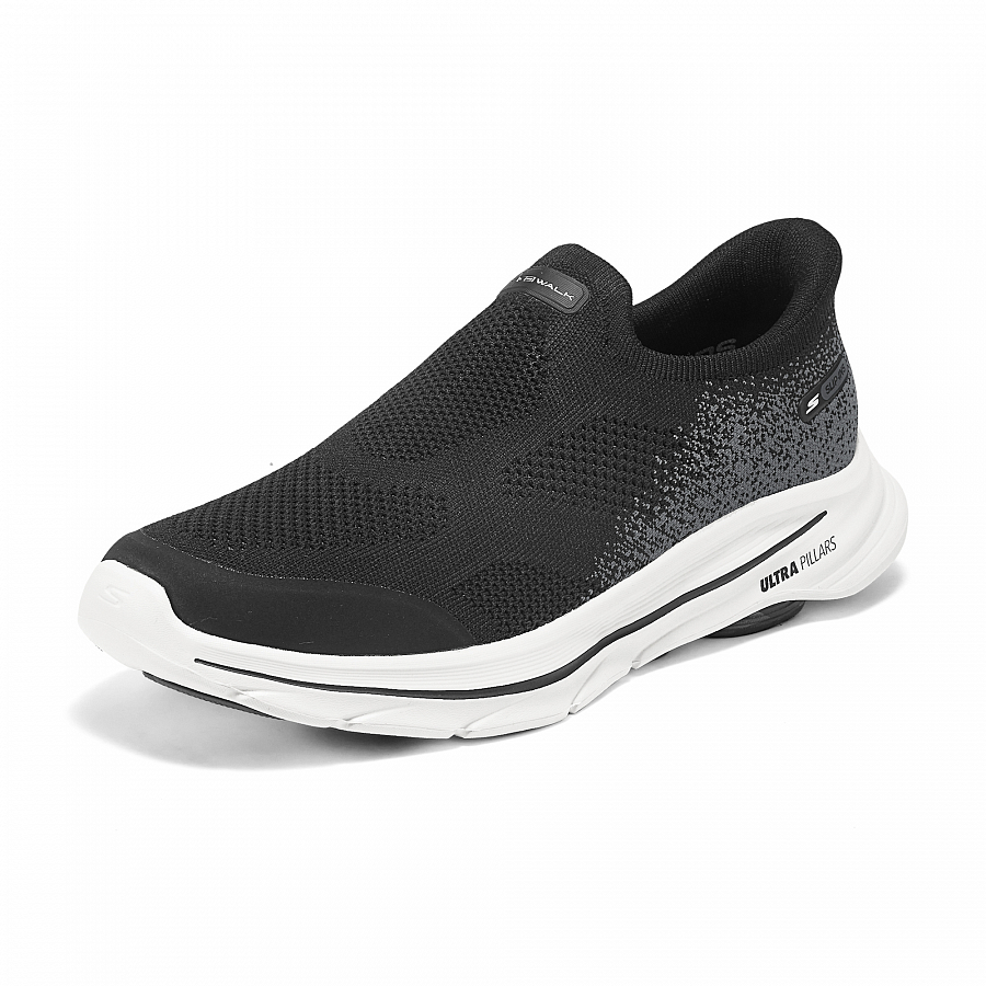 Skechers Go Walk 8 Casual Shoes Men's Black White купить в интернет-магазине Yoocart с быстрой доставкой по России.
