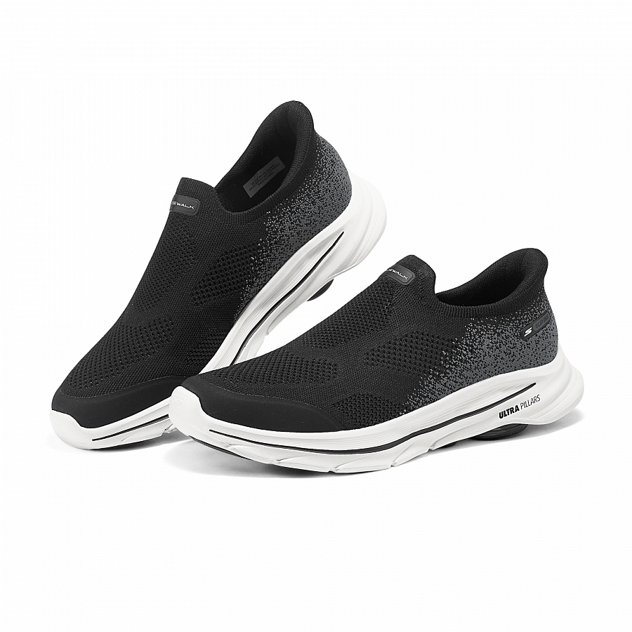 Skechers Go Walk 8 Casual Shoes Men's Black White купить в интернет-магазине Yoocart с быстрой доставкой по России.