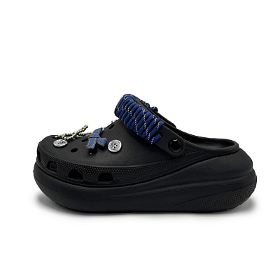 Crocs Classic Clog Denim Party Classic Crush Clogs Women's Navy Blue