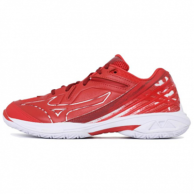 Mizuno Cushioning Abrasion Resistant Breathable Rebound Low Top Badminton Shoes Unisex Red