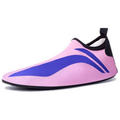 LiNing Anti Slip Wear Resistant Low Top Training Shoes Unisex Pink Blue