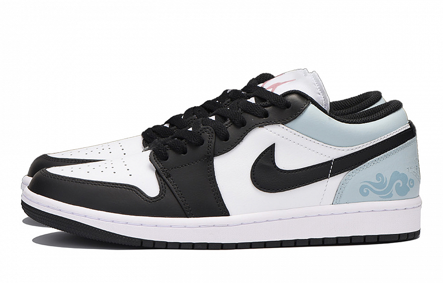 Jordan Air Jordan 1 Abrasion Resistant Coverage Low Top Vintage Basketball Shoes Unisex Blue Black купить в интернет-магазине Yoocart с быстрой доставкой по России.