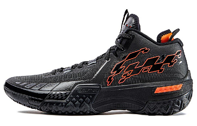 LINING Shudder Basketball Shoes Men's High top Black