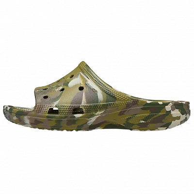 Crocs EVA Abrasion Resistant Slide Slippers Men's Green Camouflage