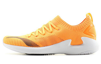 LiNing Non-slip Lightweight Low-Top Running Shoes Men's Orange