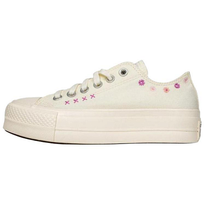 Converse Chuck Taylor SEASONAL Abrasion Resistant Low Top Canvas Shoes Women's Beige