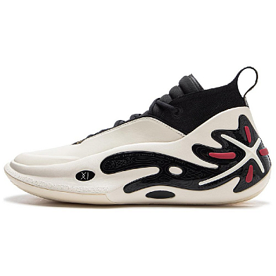 LINING Wow11 Basketball Shoes Men's Mid top White Black