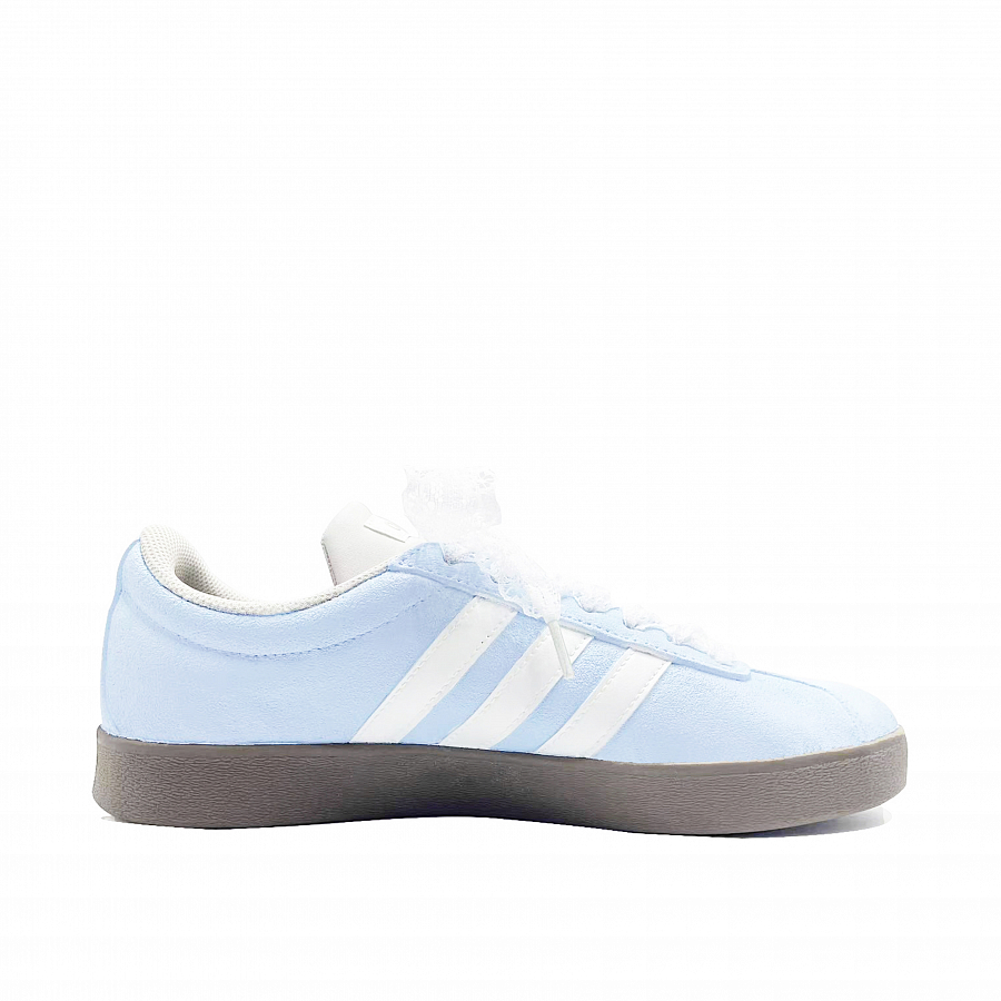 Adidas VL COURT 2.0 Blue Lace Abrasion Resistant Low Top Skateboard Shoes Unisex Blue White купить в интернет-магазине Yoocart с быстрой доставкой по России.